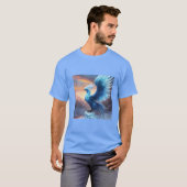 "Gletscherspalte: Majestic Ice Phoenix" T-Shirt (Vorne ganz)