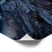 Gletscherspitze Poster (Ecke)