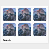 Gletscherspitze Quadratischer Aufkleber (Blatt)