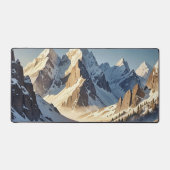 Gletscherspitzen Schreibtischunterlage (Vorderseite)