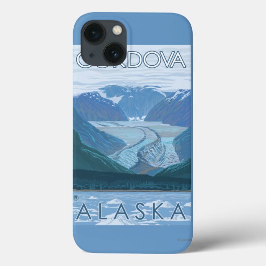Gletscherszene - Cordova, Alaska Case-Mate iPhone Hülle (Rückseite)