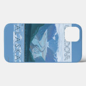 Gletscherszene - Cordova, Alaska Case-Mate iPhone Hülle (Rückseite (Horizontal))