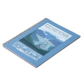 Gletscherszene - Cordova, Alaska Notizblock (Linke Seite)