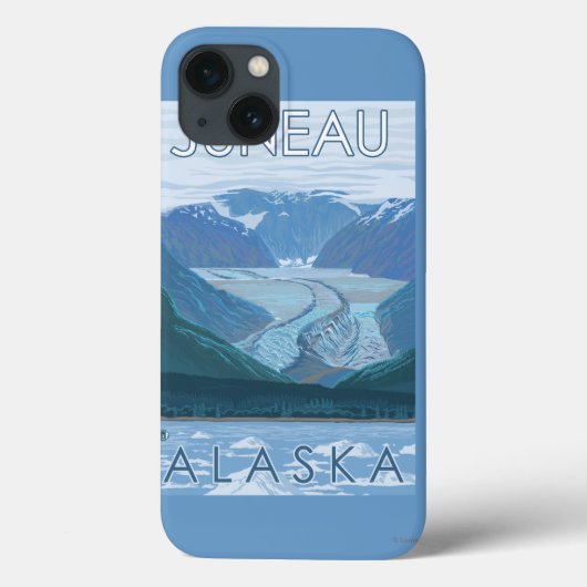 Gletscherszene - Juneau, Alaska Case-Mate iPhone Hülle (Rückseite)