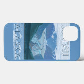 Gletscherszene - Juneau, Alaska Case-Mate iPhone Hülle (Rückseite (Horizontal))