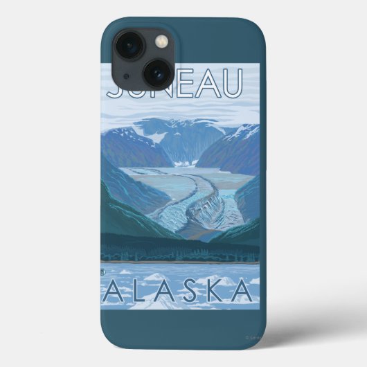Gletscherszene - Juneau, Alaska Case-Mate iPhone Hülle (Rückseite)