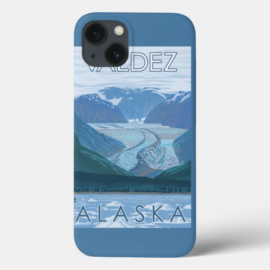 Gletscherszene - Valdez, Alaska Case-Mate iPhone Hülle (Rückseite)