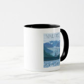 Gletscherszene - Valdez, Alaska Tasse (VorderseiteRechts)