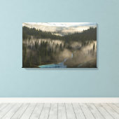 Gletschertal Leinwanddruck (Insitu (Holzboden))