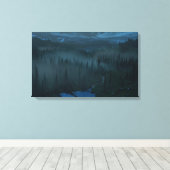 Gletschertal (Mondlicht) Leinwanddruck (Insitu (Holzboden))