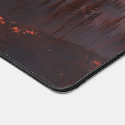 Gletschertal (Sonnenaufgang) Schreibtischunterlage (Ecke)