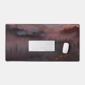 Gletschertal (Sonnenaufgang) Schreibtischunterlage (Tastatur & Maus)