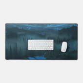 Gletschertal (Sonnenaufgang) Schreibtischunterlage (Tastatur & Maus)