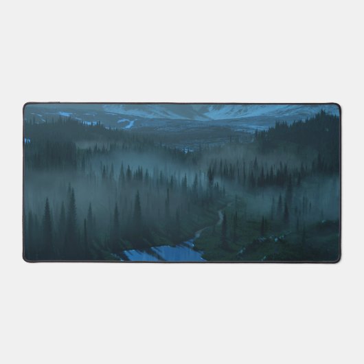 Gletschertal (Sonnenaufgang) Schreibtischunterlage (Vorderseite)