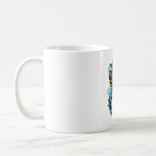 Gletscherwelle Tiki-Kaffeetasse Kaffeetasse