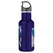 Gletscherwellen Wasserflasche (Rückseite)