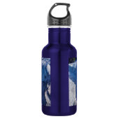 Gletscherwellen Wasserflasche (Vorderseite)