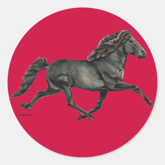 Gletta Runder Aufkleber (Vorderseite)