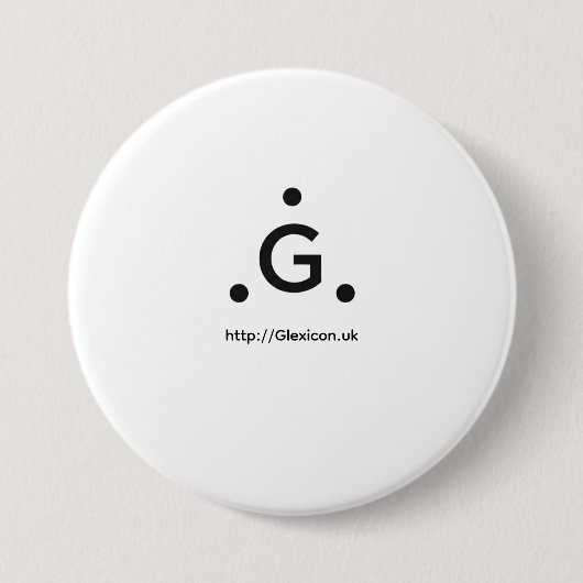 Glexicon UK Button (Vorderseite)