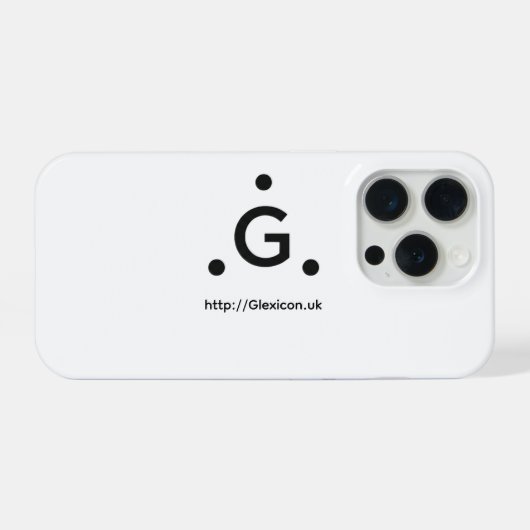 Glexicon UK Mobile iPhone 15  Hülle (Rückseite (Horizontal))