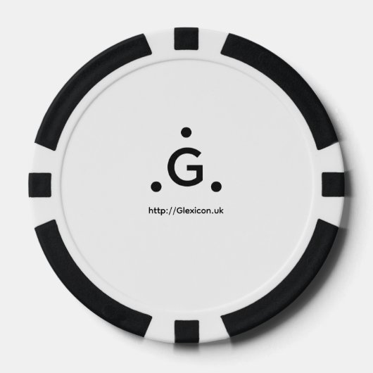 Glexicon UK Pokerchips (Vorderseite)