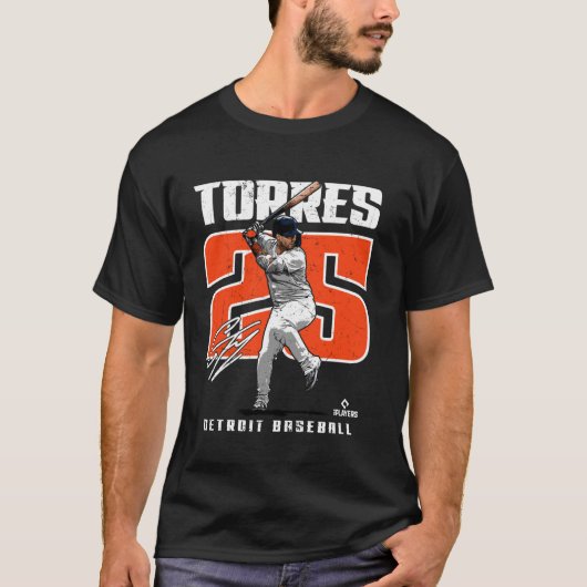 Gleyber Torres Detroit MLB Baseball Spieler MLBGTO T-Shirt (Vorderseite)