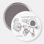Glial Cells Magnet (Vorderseite/Rückseite)