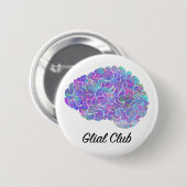 Glial Club Button (Vorne & Hinten)
