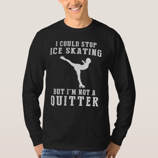 Glide mit einer Seite des Lachen - ich konnte Ice  T-Shirt (Vorderseite)