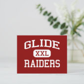 Glide - Raiders - Mittelschule - Glide Oregon Postkarte (Stehend Vorderseite)