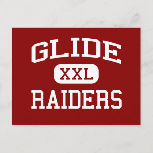 Glide - Raiders - Mittelschule - Glide Oregon Postkarte