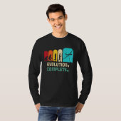 Glider Flugzeug Glider Evolution Sailflies T-Shirt (Vorne ganz)