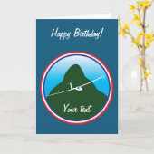 Glider Karte (Gelbe Blume)