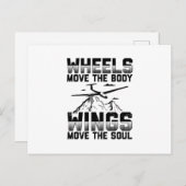 Glider Pilot-Geschenke - glühende Thermische Redew Postkarte (Vorne/Hinten)