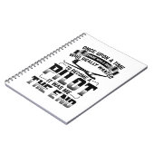 Glider Pilot | Gliding-Glide-Aufwärmspenden Notizblock (Linke Seite)