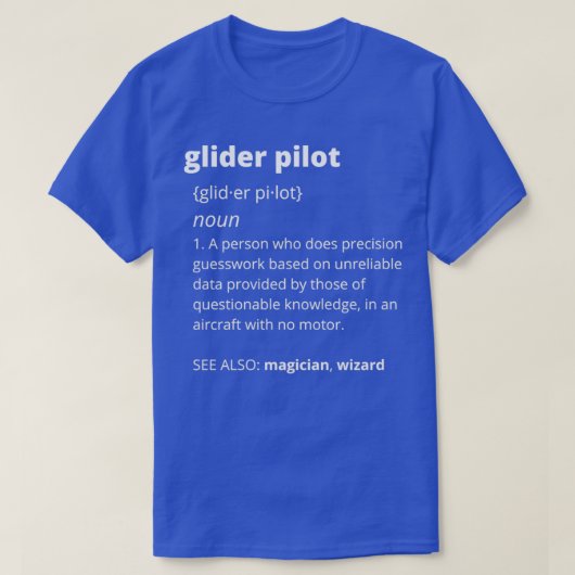 Glider Pilot T-Shirt (Design vorne)