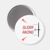 GLIDER RACING MAGNET (Vorderseite/Rückseite)