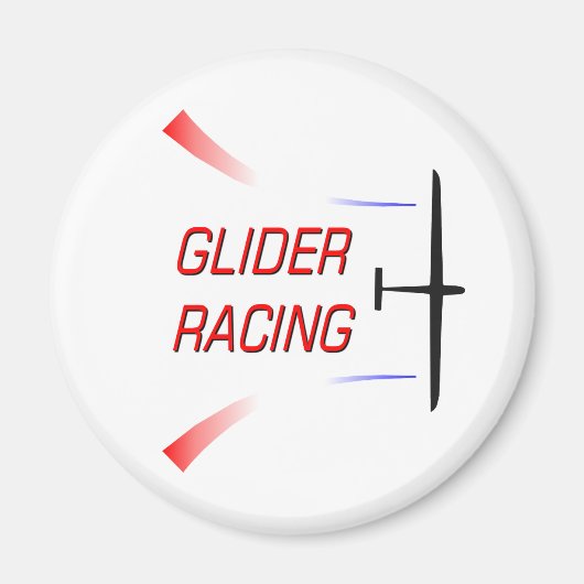 GLIDER RACING MAGNET (Vorne)