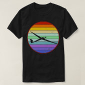 Glider Retro T-Shirt (Design vorne)