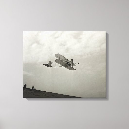 Glider Test Flight Aviation Wright Brothers Leinwanddruck (Vorderseite)
