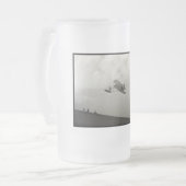 Glider Test Flight Aviation Wright Brothers Mattglas Bierglas (Vorderseite Links)