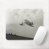 Glider Test Flight Aviation Wright Brothers Mousepad (Mit Mouse)