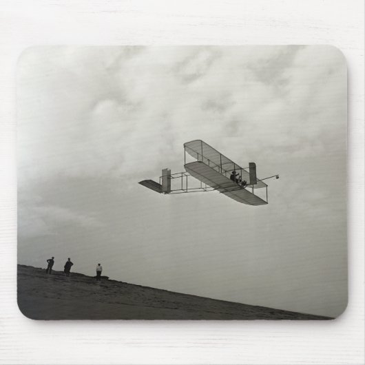 Glider Test Flight Aviation Wright Brothers Mousepad (Vorne)