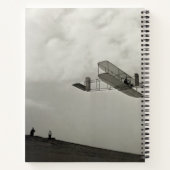 Glider Test Flight Aviation Wright Brothers Notizblock (Rückseite)