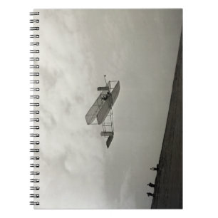 Glider Test Flight Aviation Wright Brothers Notizblock