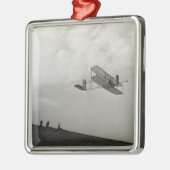 Glider Test Flight Aviation Wright Brothers Ornament Aus Metall (Links)