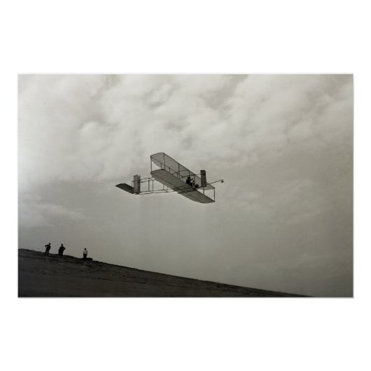 Glider Test Flight Aviation Wright Brothers Poster (Vorderseite)
