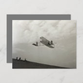 Glider Test Flight Aviation Wright Brothers Postkarte (Vorne/Hinten)