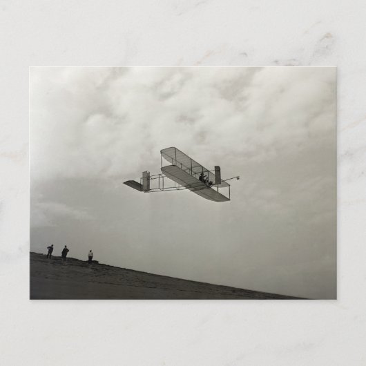 Glider Test Flight Aviation Wright Brothers Postkarte (Vorderseite)