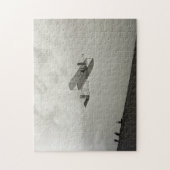 Glider Test Flight Aviation Wright Brothers Puzzle (Vertikal)